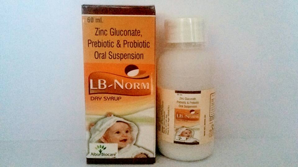 LB-NORM DRY SYP. | Zinc Gluconate with Prebiotic & Probiotic 